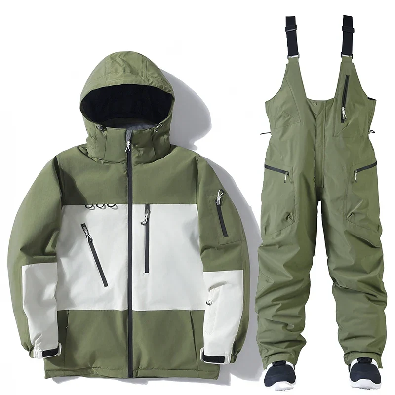 Unisex Winter Skianzug Set – Skijacken & Hosen für Schneeabenteuer
