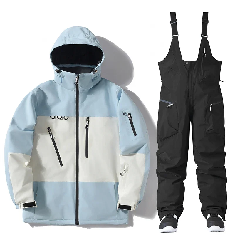 Unisex Winter Skianzug Set – Skijacken & Hosen für Schneeabenteuer