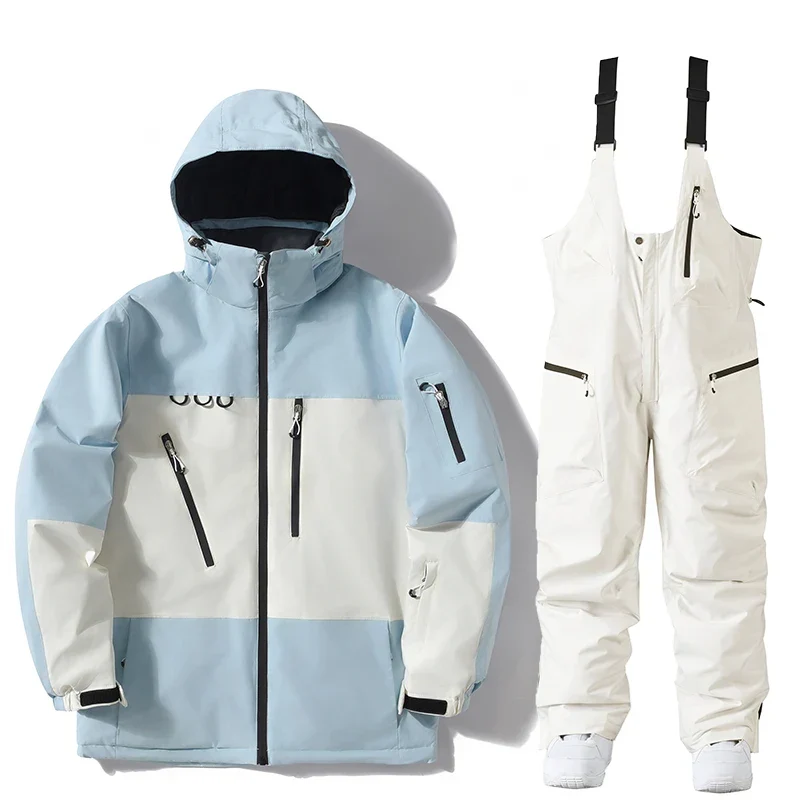 Unisex Winter Skianzug Set – Skijacken & Hosen für Schneeabenteuer