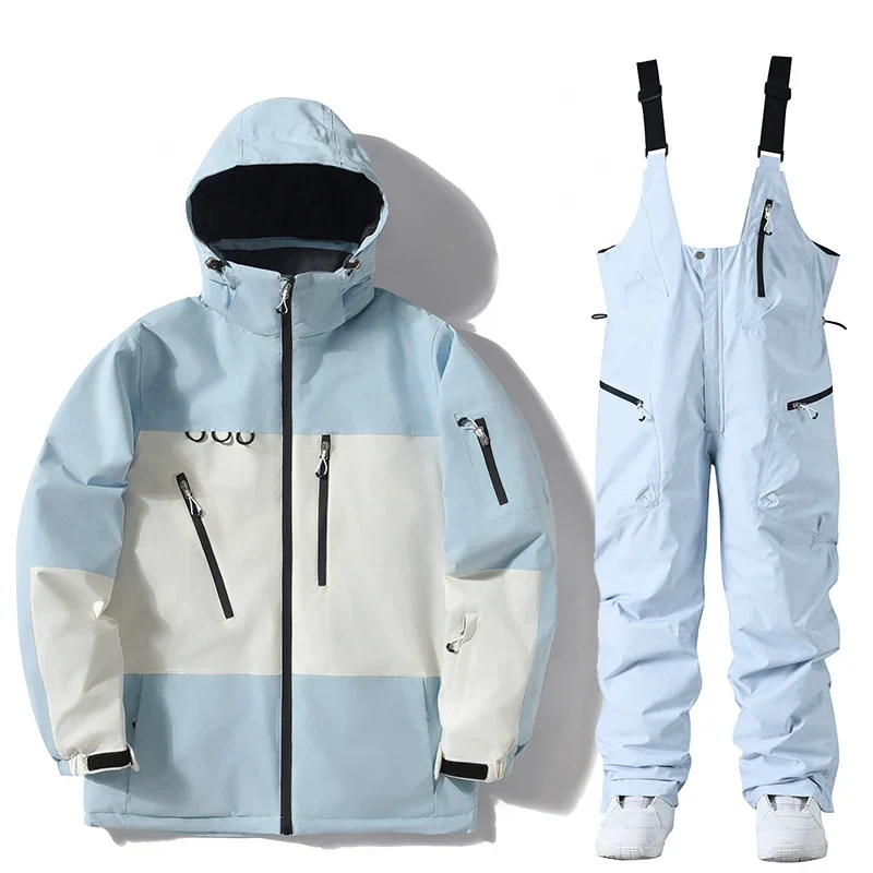 Unisex Winter Skianzug Set – Skijacken & Hosen für Schneeabenteuer
