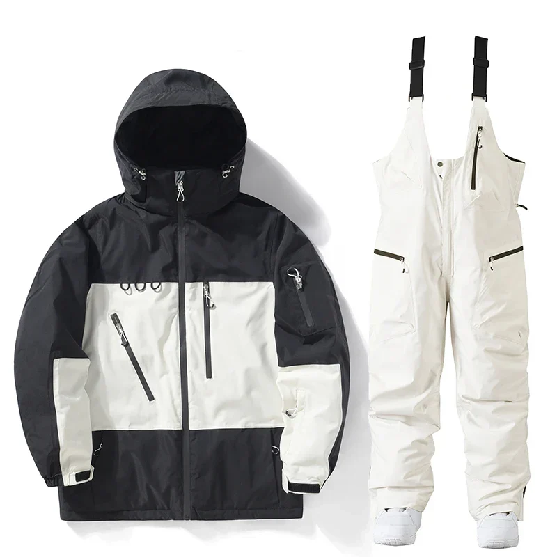 Unisex Winter Skianzug Set – Skijacken & Hosen für Schneeabenteuer