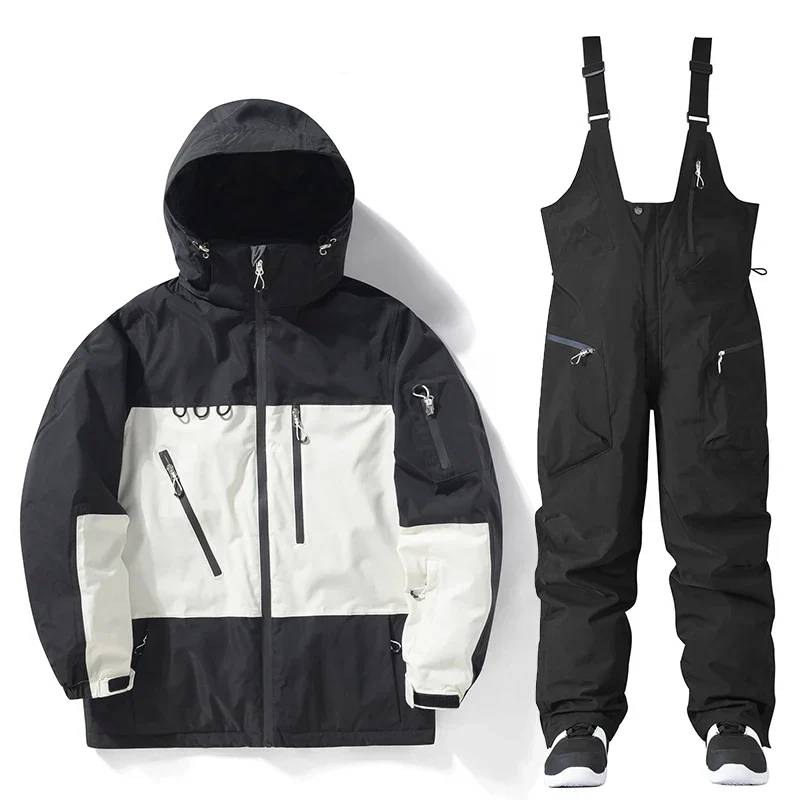 Unisex Winter Skianzug Set – Skijacken & Hosen für Schneeabenteuer