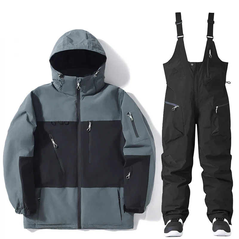 Unisex Winter Skianzug Set – Skijacken & Hosen für Schneeabenteuer