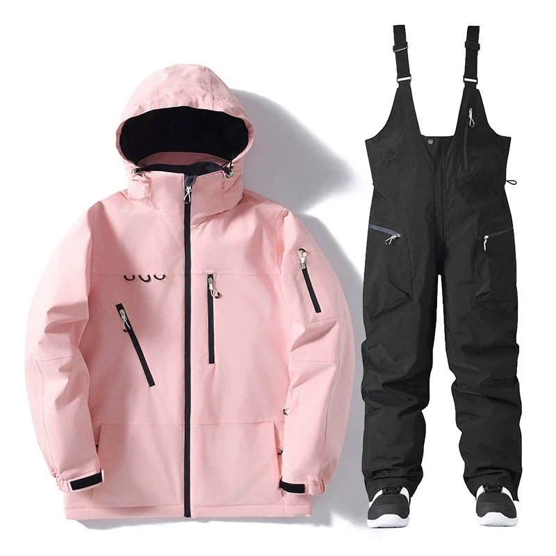 Unisex Winter Skianzug Set – Skijacken & Hosen für Schneeabenteuer