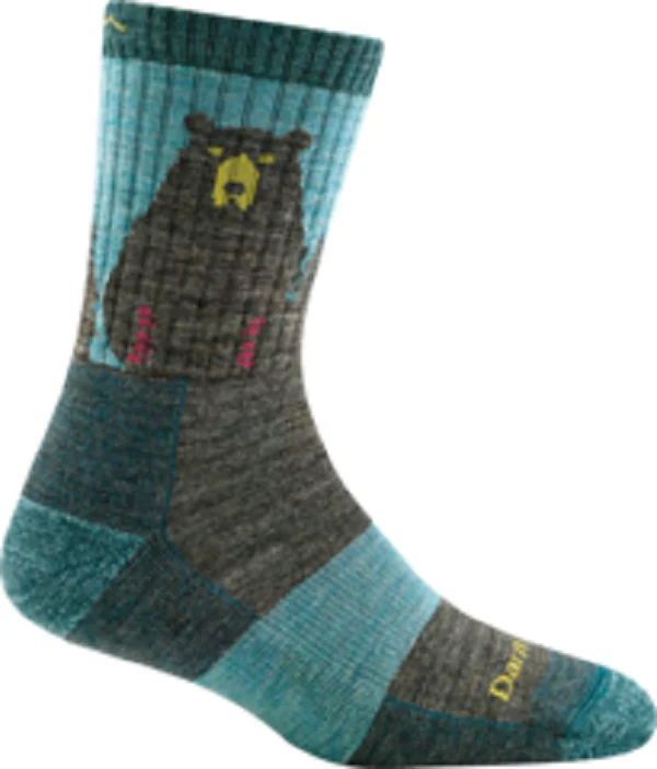 Darn Tough Bear Town Micro Crew (Women's), aqua