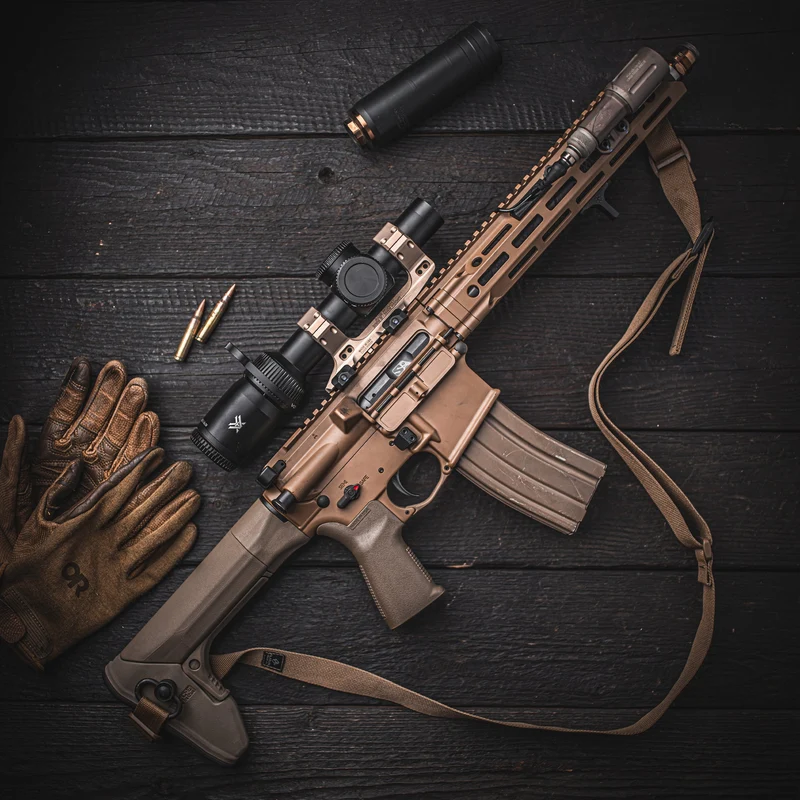 Reptilia RECC·E Carbine Stock, AR-15 teleskooppiperä