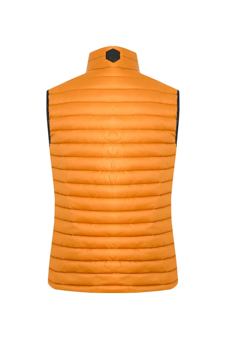 Weird Fish Langtree Men's Padded Gilet - Desert Sunset