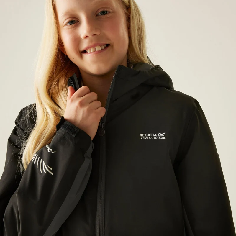 Regatta Hurdle Kids Jacket - Black