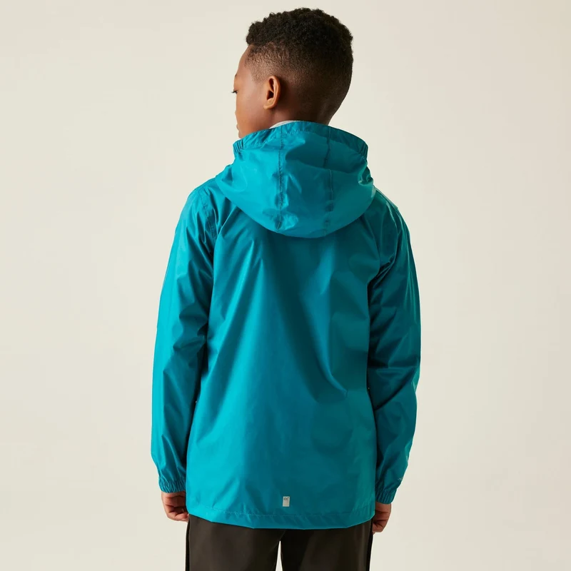 Regatta Pack-It III Kids Waterproof Jacket - Exotic Plume