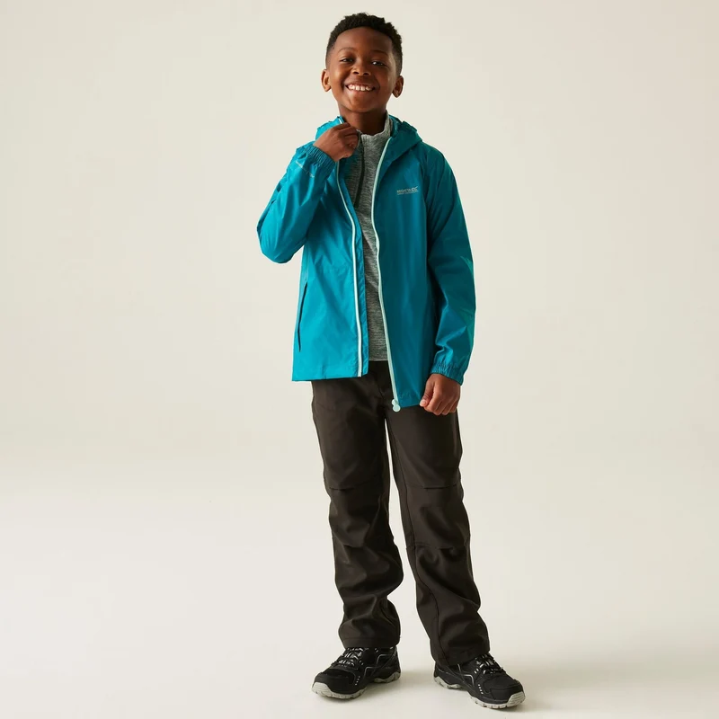 Regatta Pack-It III Kids Waterproof Jacket - Exotic Plume