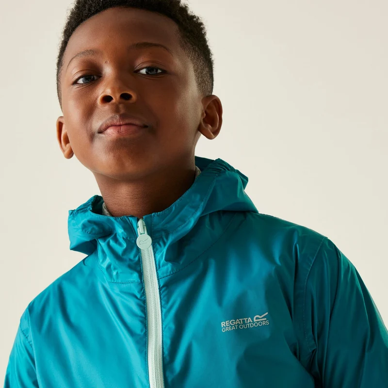 Regatta Pack-It III Kids Waterproof Jacket - Exotic Plume