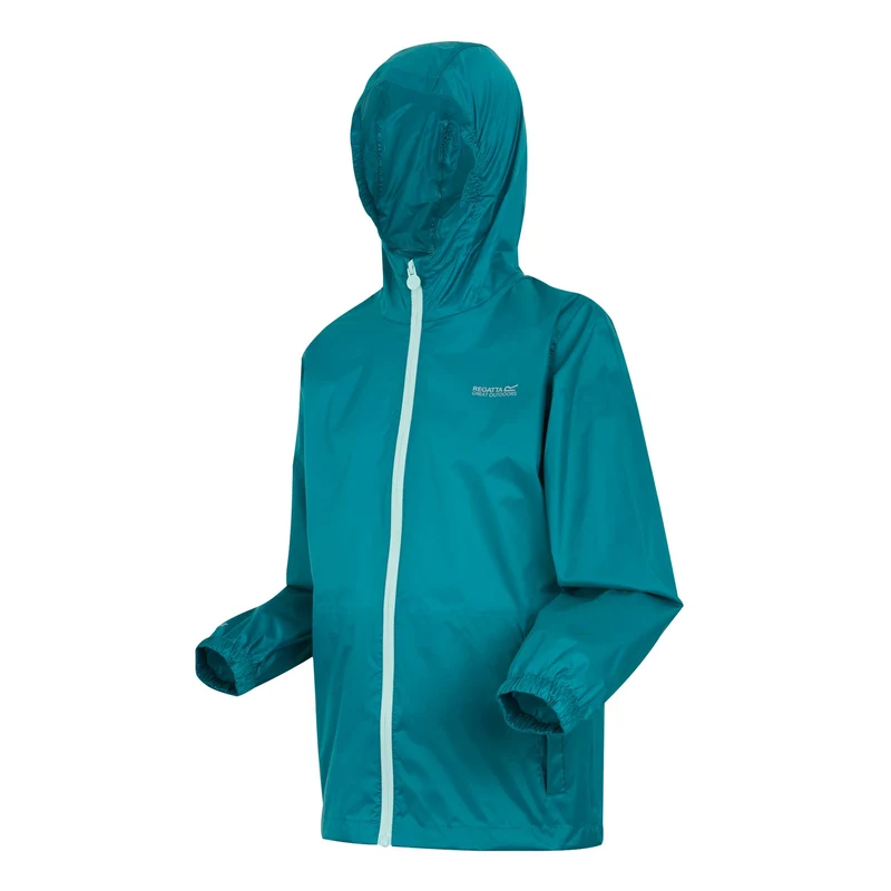 Regatta Pack-It III Kids Waterproof Jacket - Exotic Plume