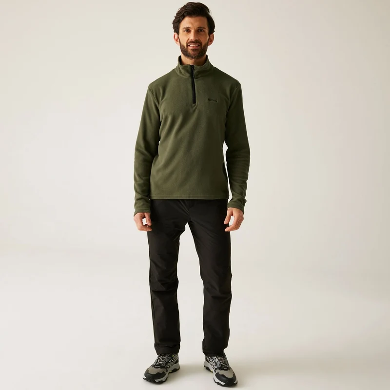 Regatta Thompson Men's Half-Zip Fleece - Olive Night