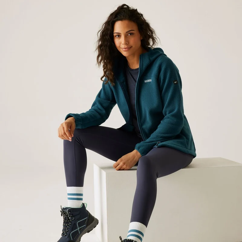 Regatta Elinn Women's Fleece Hoodie - Moroccan Blue