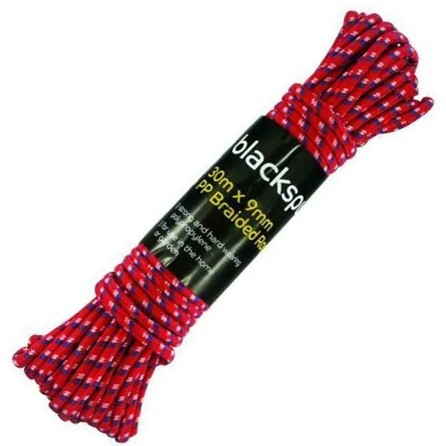 Blackspur Polypropylene Camping Rope - 9 mm x 30 metres