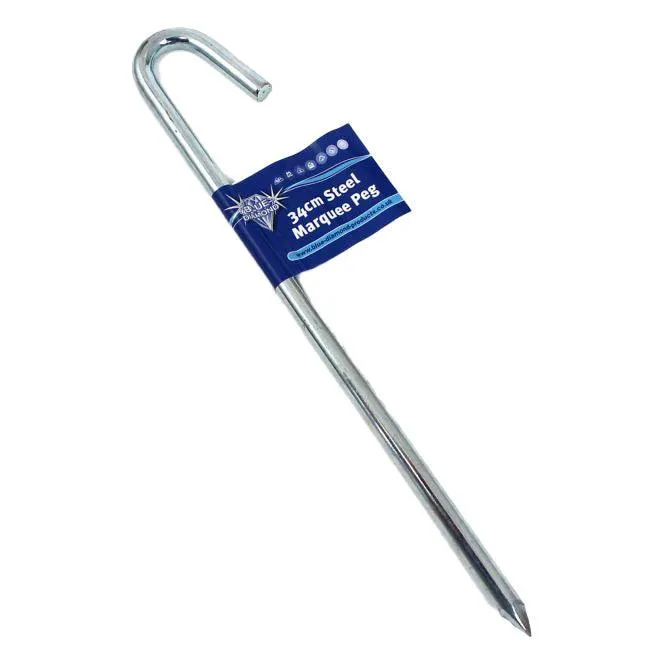 Blue Diamond Heavy Duty Marquee & Awning Peg 34cm
