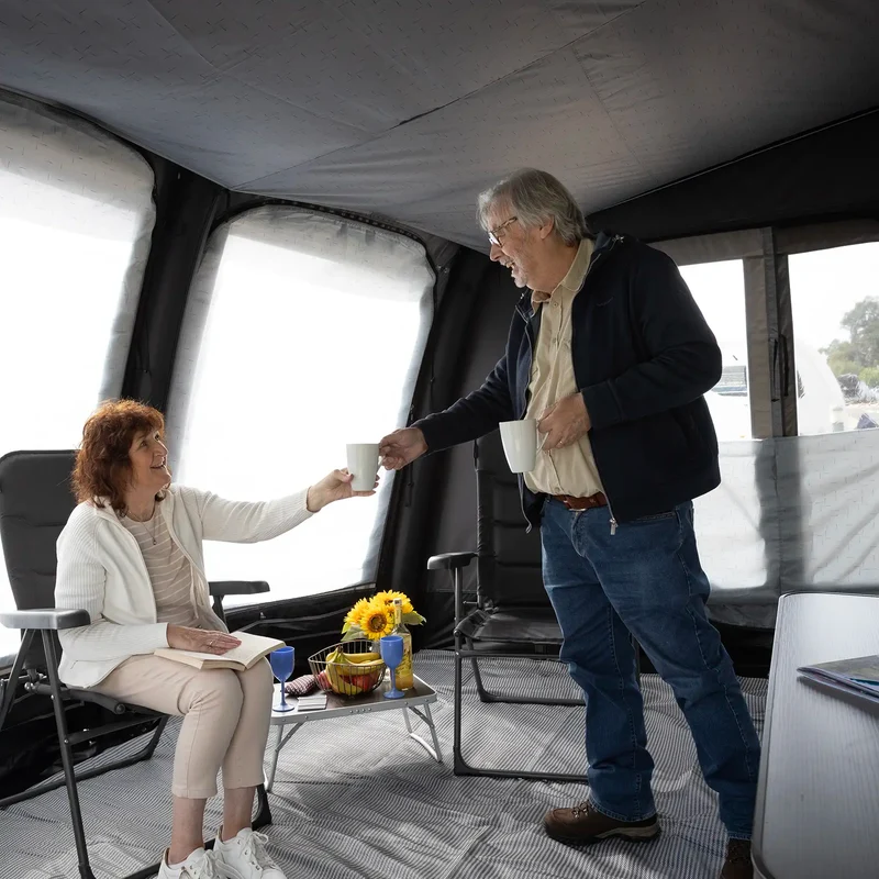 Vango Tuscany Pro Air 400 Awning (2026) - AirBeam Caravan Awning
