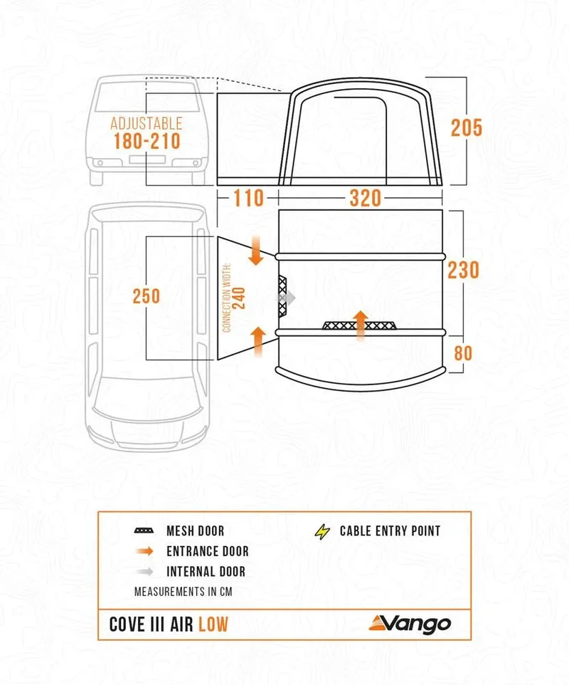 Vango Cove III Air Driveaway Awning 2026