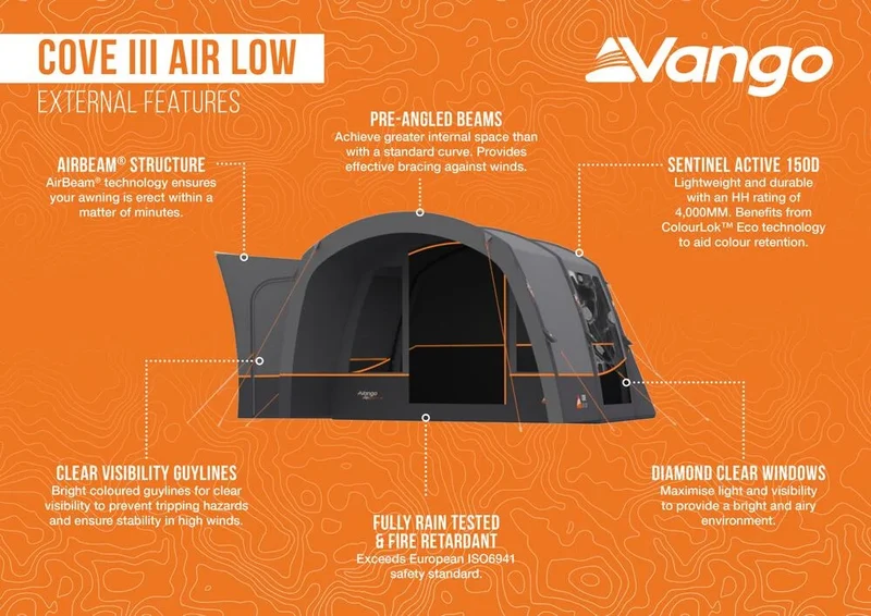Vango Cove III Air Driveaway Awning 2026
