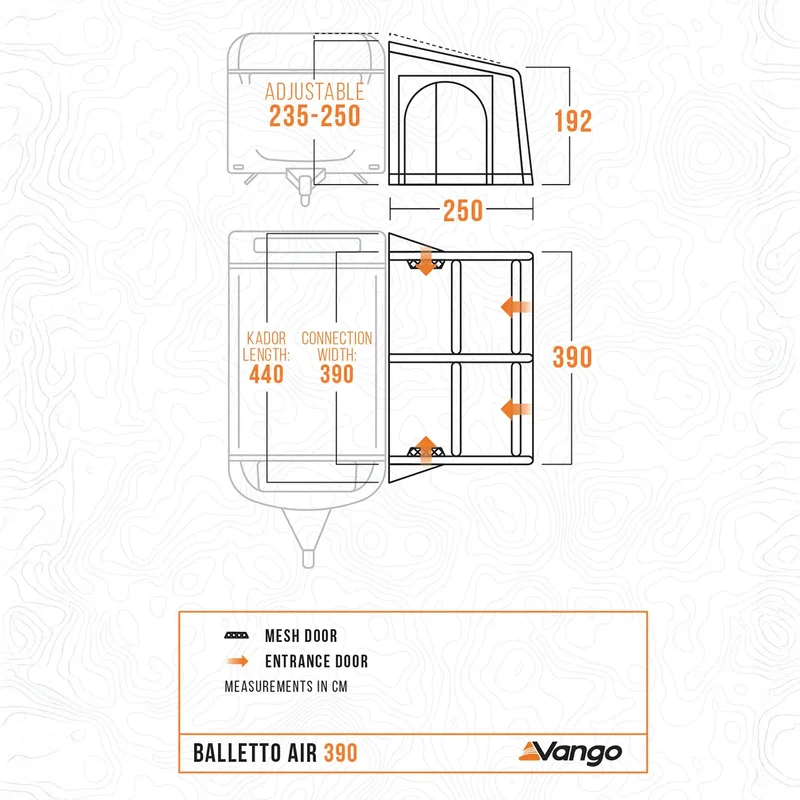 Vango Balletto Air 390 Awning 2026