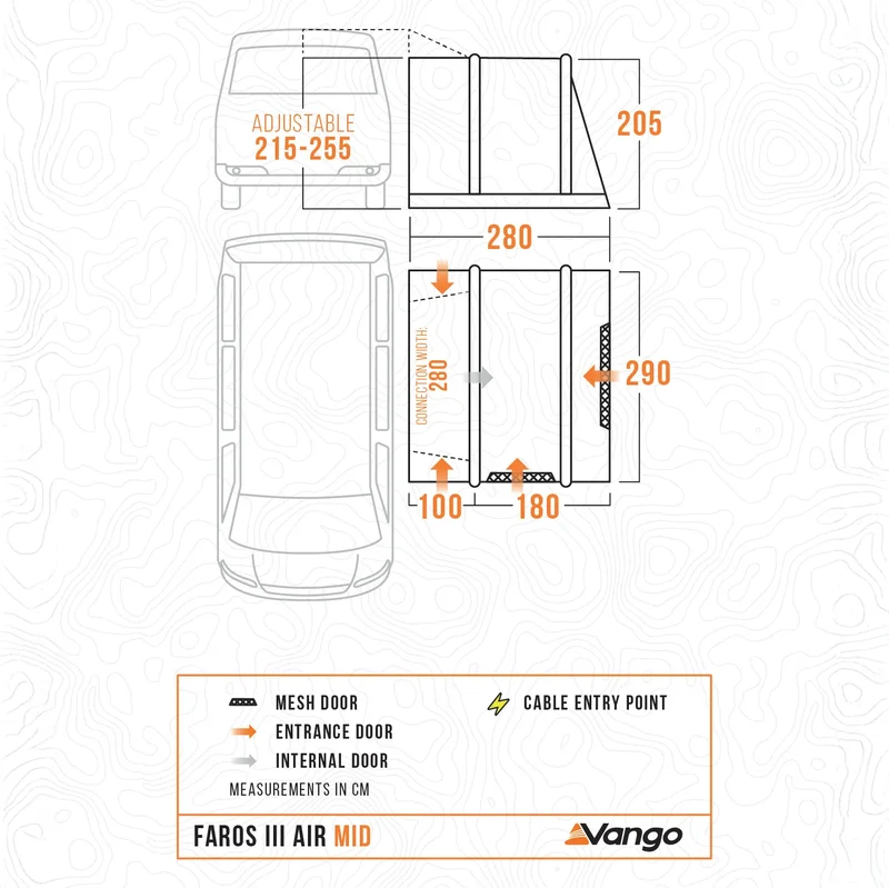 Vango Faros III Air Mid Driveaway Awning 2026