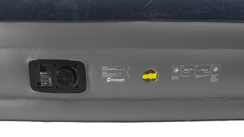 Outwell Superior Double Camping Airbed with Integral 240V Pump