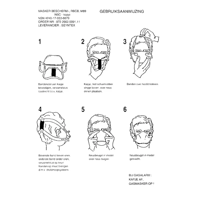 Holländische NBC Schutzmaske
