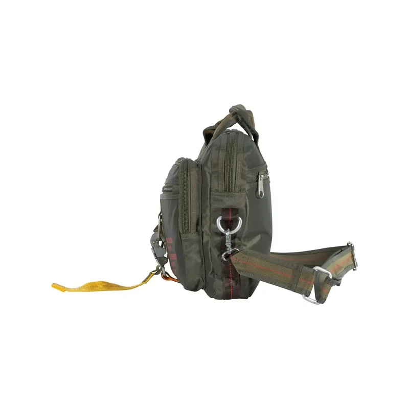 Handtasche Karabiner groß oliv