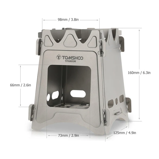 LIXADA Titanium Wood Stove