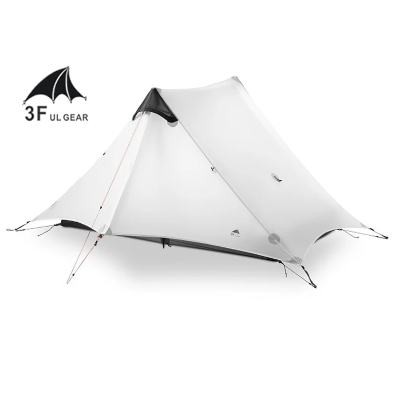 LanShan 2 3F UL GEAR 2 Person 4 Season Professional 15D Silicon Nylon Rodless Tent