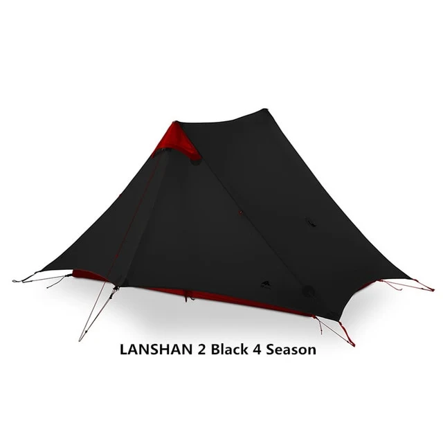 LanShan 2 3F UL GEAR 2 Person 4 Season Professional 15D Silicon Nylon Rodless Tent
