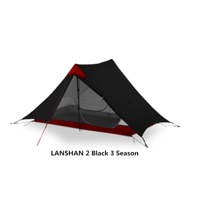 LanShan 2 3F UL GEAR 2 Person 4 Season Professional 15D Silicon Nylon Rodless Tent