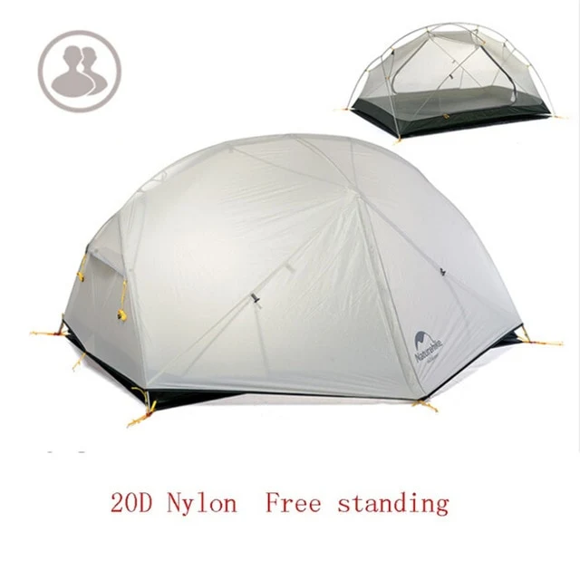 Naturehike 3 Season Mongar 20D Nylon Double Layer Waterproof Tent for 2 Persons
