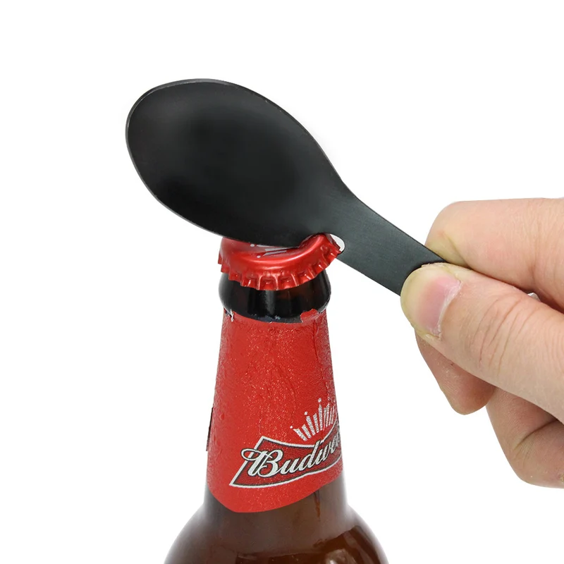 Camping Fork Spoon Multi-function Stainless Steel Cutlery