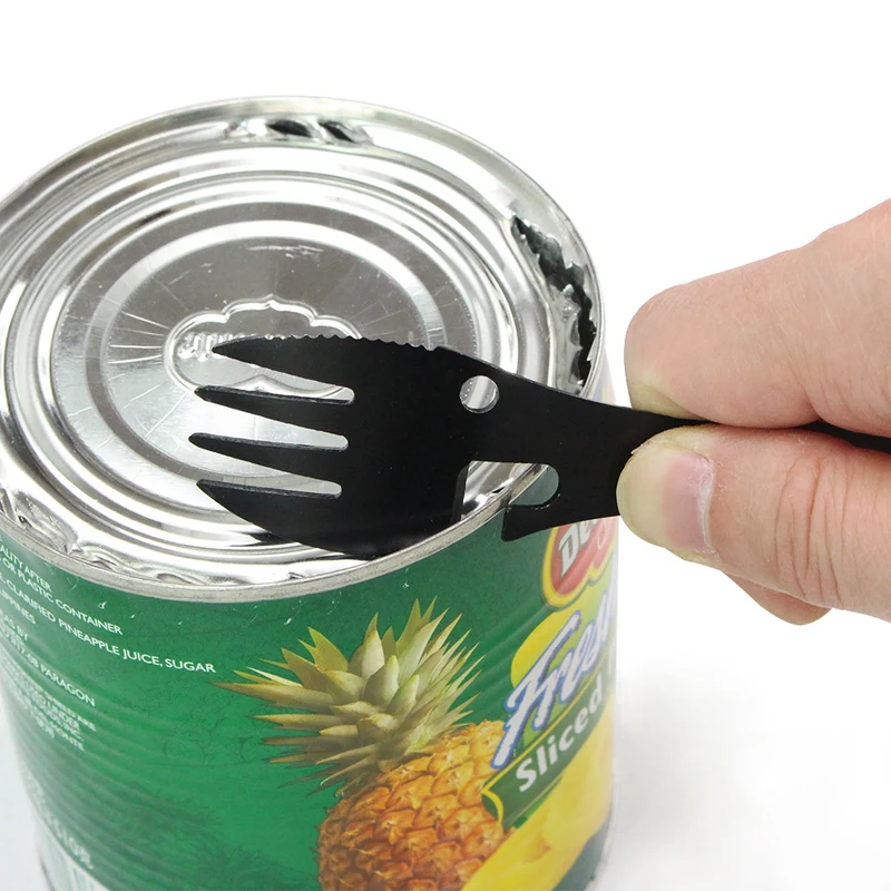 Camping Fork Spoon Multi-function Stainless Steel Cutlery