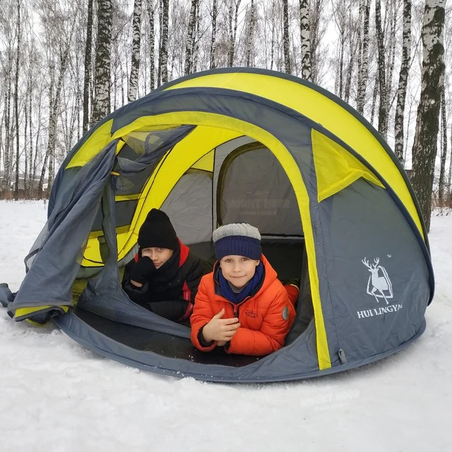 Large Pop Up 3-4 Person Waterproof Tent