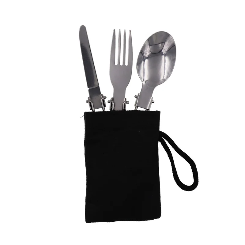 Folding Fork Spoon Knife Set