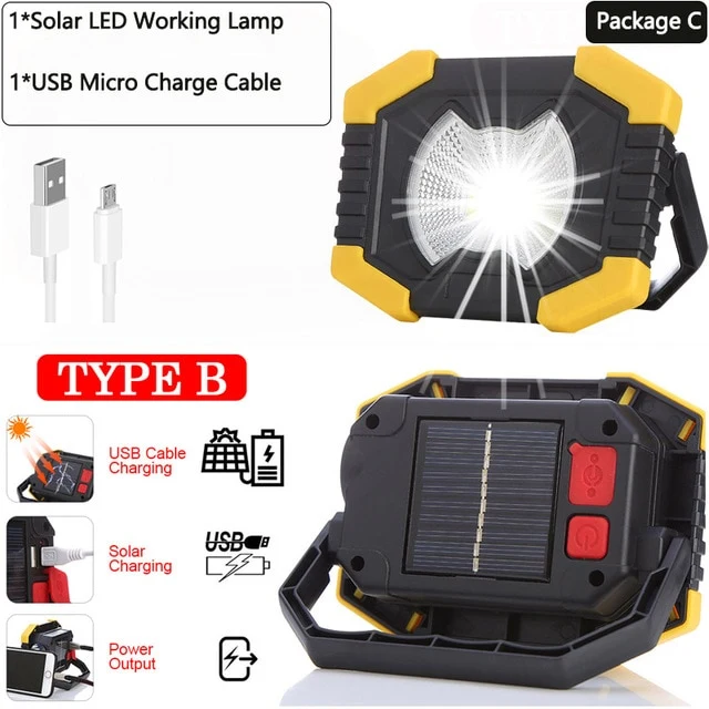 Solar Energy 180 Degrees Adjustable Portable Lantern