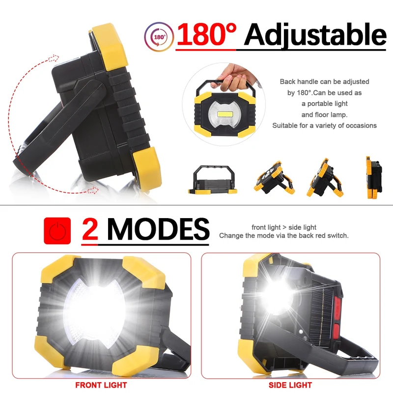 Solar Energy 180 Degrees Adjustable Portable Lantern