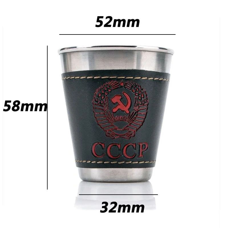 4PCS 70ML Stainless Steel Portable Travel Cups