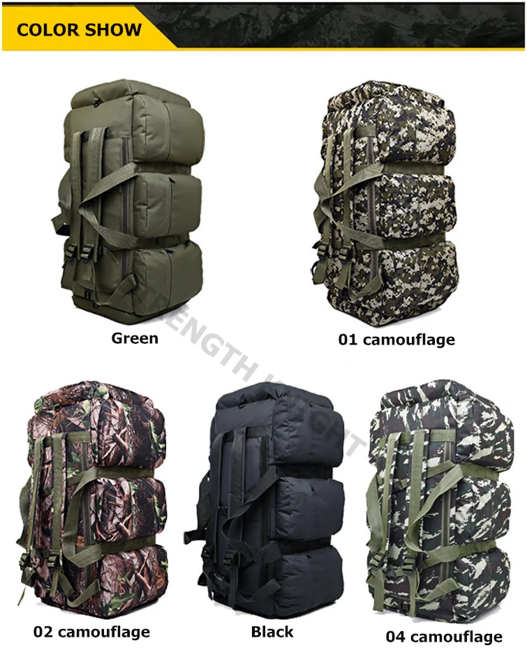 90L Large Capacity Military Backpack Waterproof