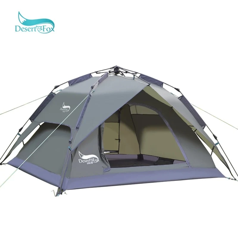 3-4 Person Family Tent Double Layer Four-Season Tent