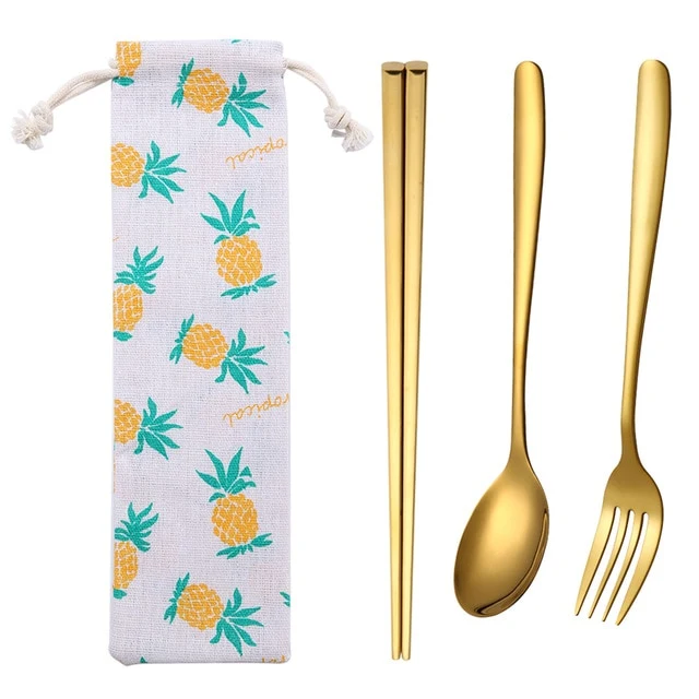 3/8Pcs/Set Stainless Steel Fork Spoon Cutlery Set