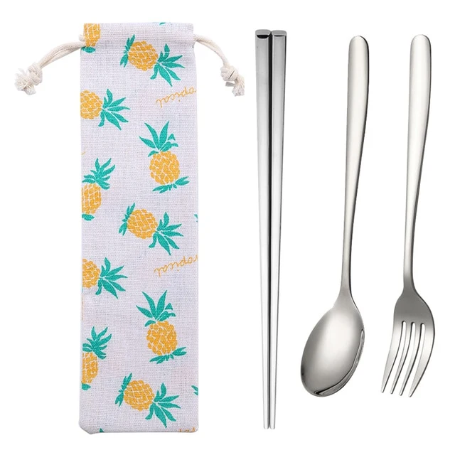 3/8Pcs/Set Stainless Steel Fork Spoon Cutlery Set