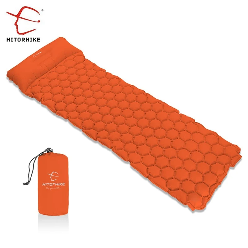Hitorhike Inflatable Mattress Cushion With Pillow Sleeping Pad