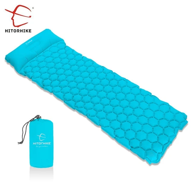 Hitorhike Inflatable Mattress Cushion With Pillow Sleeping Pad