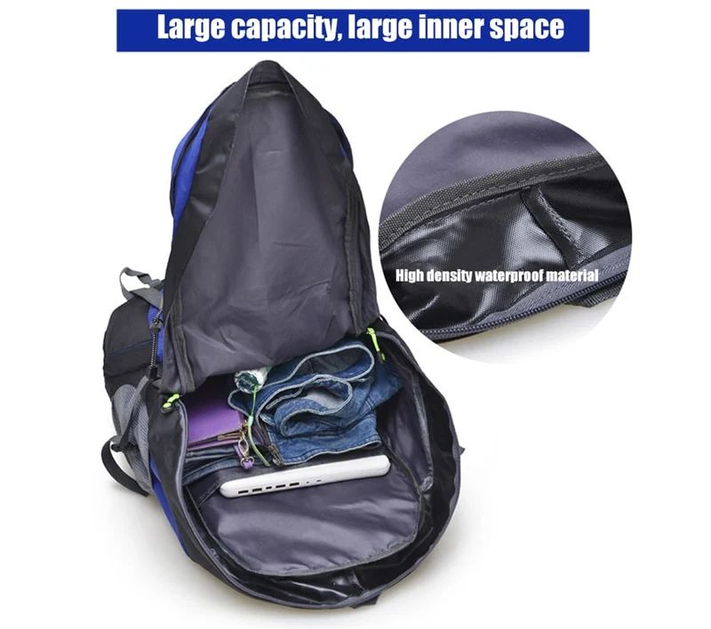 50L & 60L Waterproof Camping Hiking Backpacks
