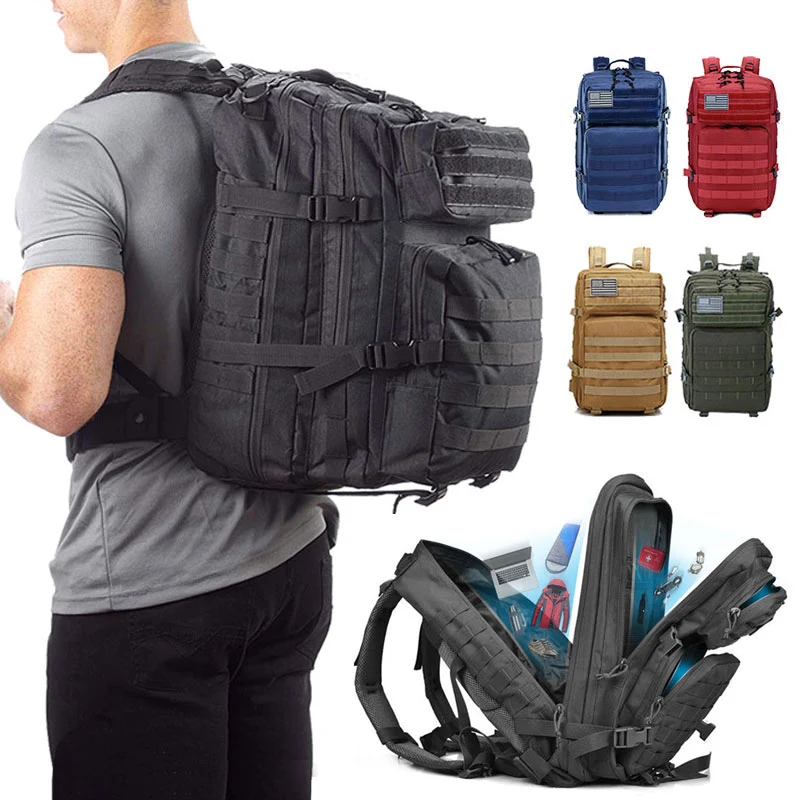50 Liter Tactical Military Backpack