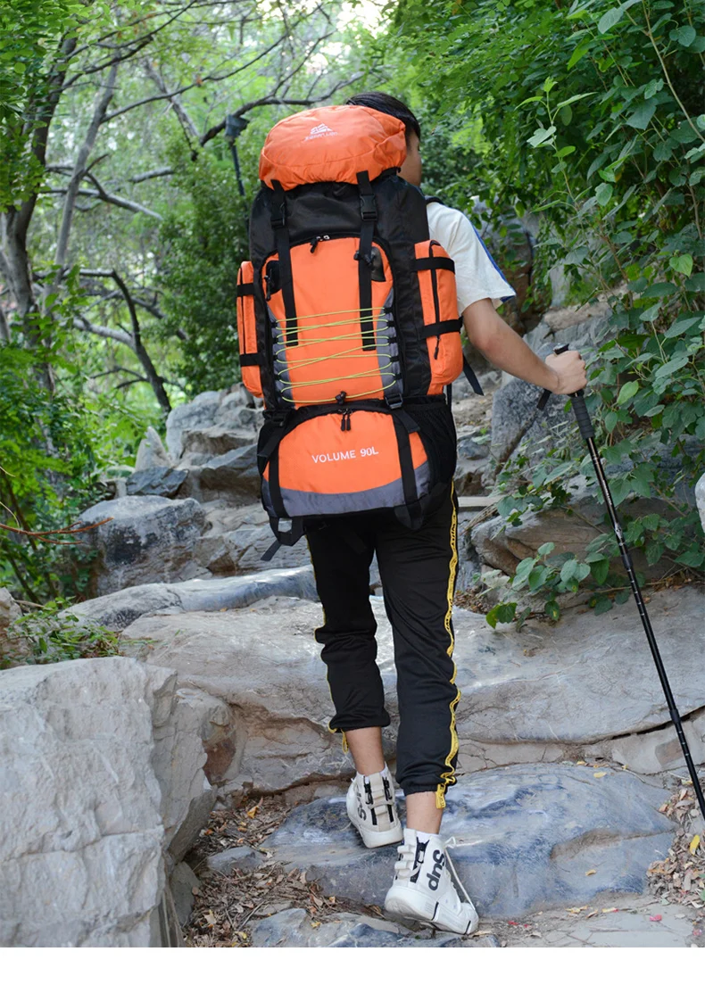 90L Hiking Camping Backpack
