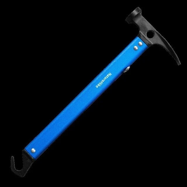 Naturehike Multi-function Aluminum Camping Hammer Aluminum Alloy Hook Wild Survival Equipment Lifesaving Hammer NH15A010-I